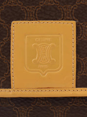Macadam Pattern Long Wallet Brown