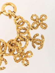 1993年製 クローバーCCマークチャームブレスレット ゴールド