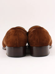 Suede Constance Loafers in Brown