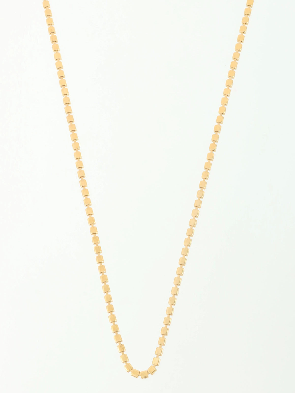 ラインストーンネックレス ゴールド