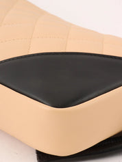Cambon shoulder bag, beige/black, circa 2004