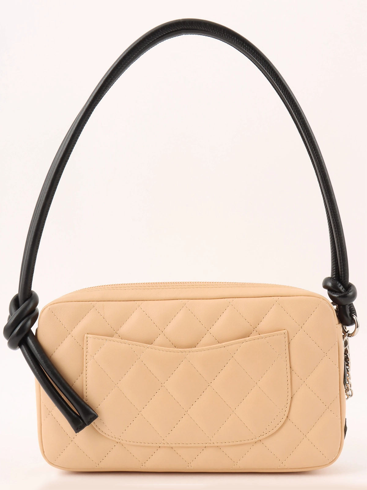 Cambon shoulder bag, beige/black, circa 2004