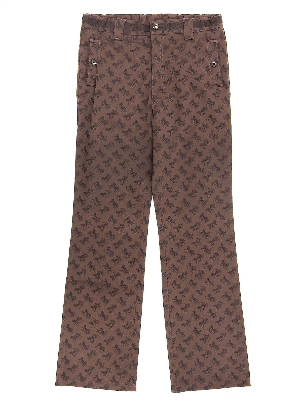 ホースキャリッジパターンセットアップ　ブラウン