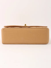 1995 Diana flap chain bag, 22cm, beige