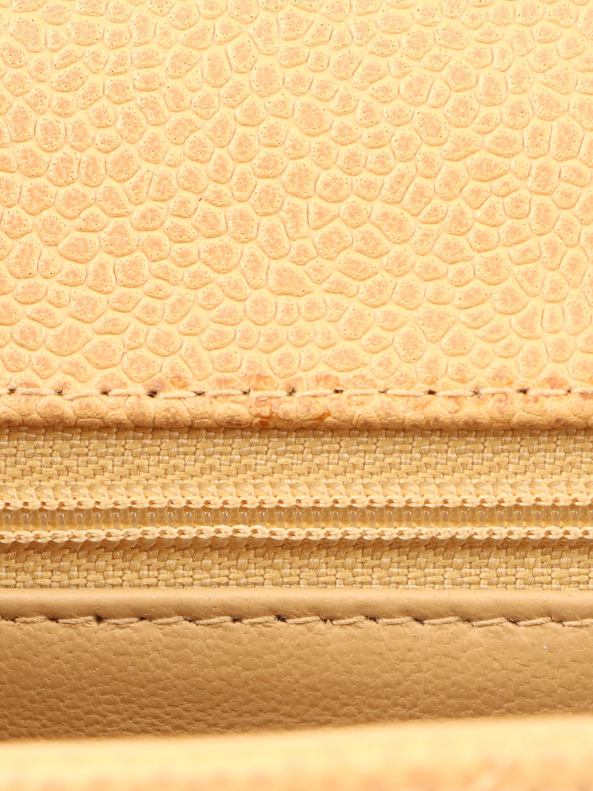 1995 Diana flap chain bag, 22cm, beige