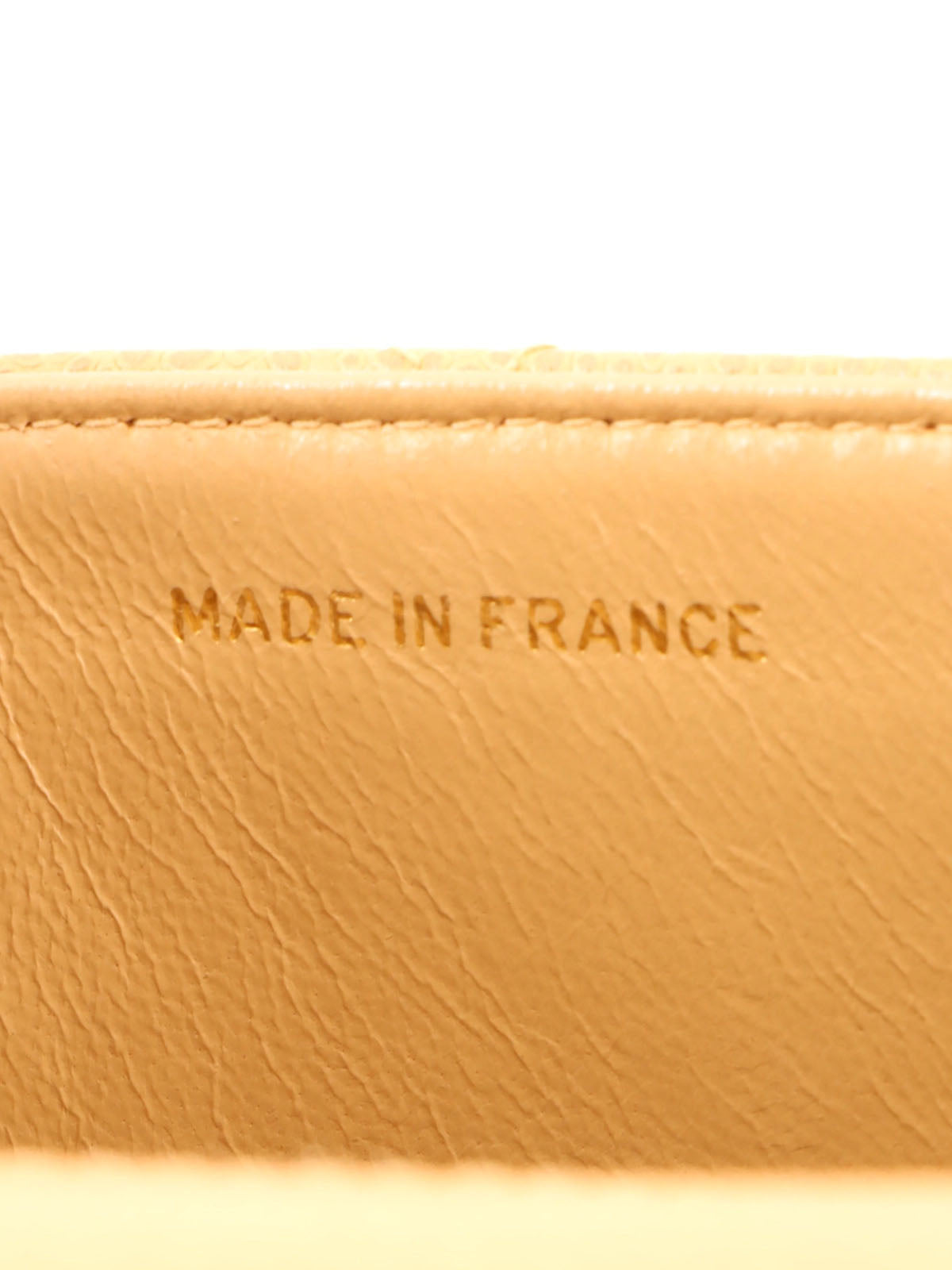 1995 Diana flap chain bag, 22cm, beige