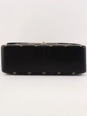 2001 Wild Stitch CC Turnlock Chain Shoulder Bag in Black