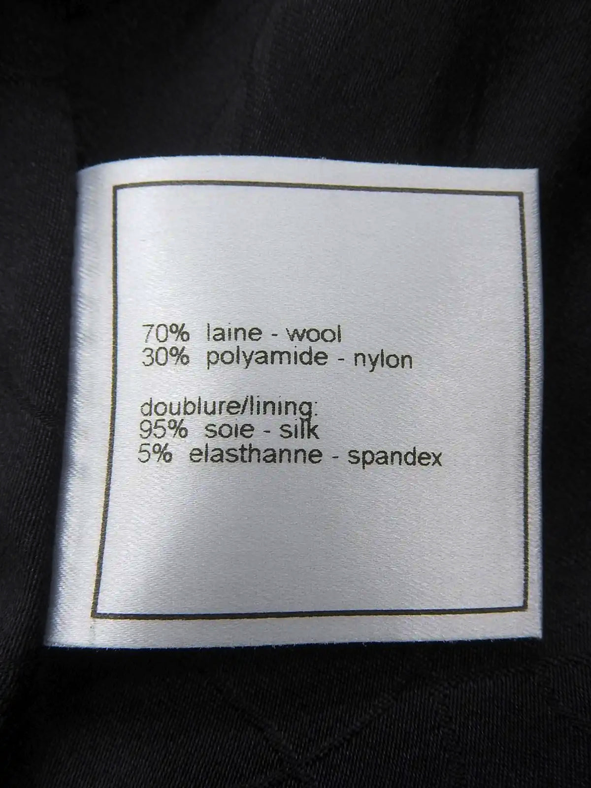 2003 Tweed Logo Button Camellia Corsage Jacket in Black/White