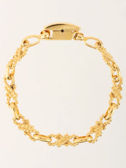 デザインチェーンブレスレット ゴールド