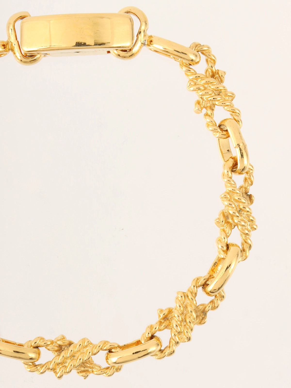 Design Chain Bracelet Gold