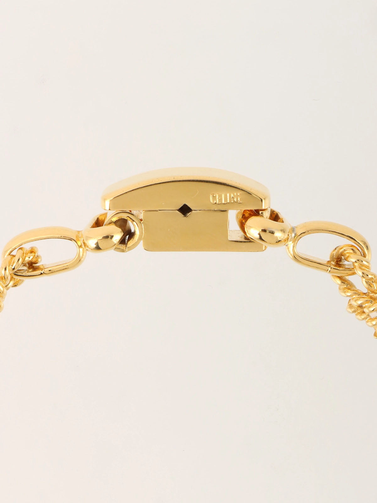 デザインチェーンブレスレット ゴールド