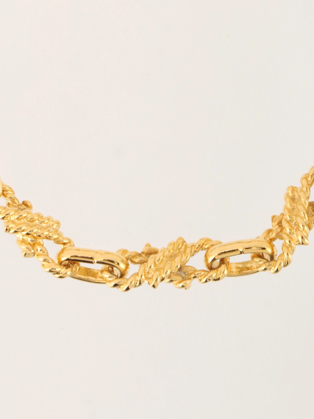 デザインチェーンブレスレット ゴールド