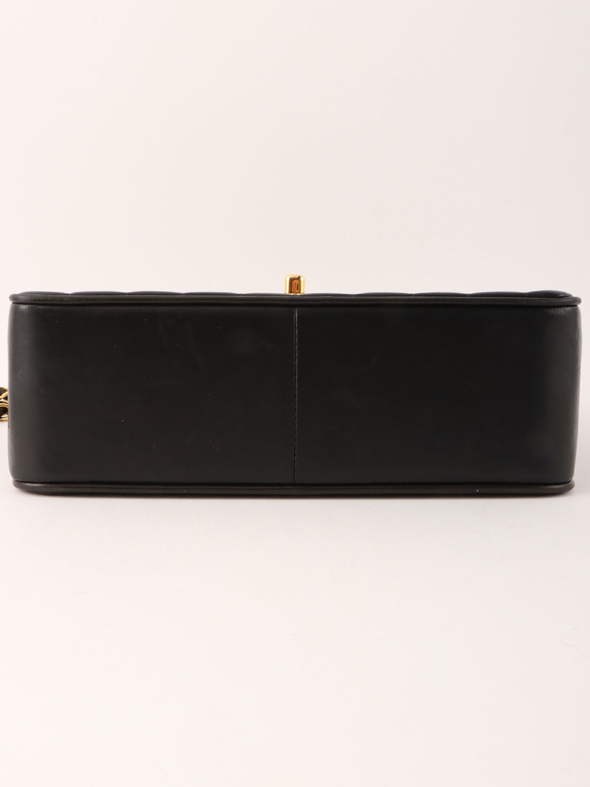 1992年頃製 シェブロンCCターンロックチェーンショルダーバッグ ブラック