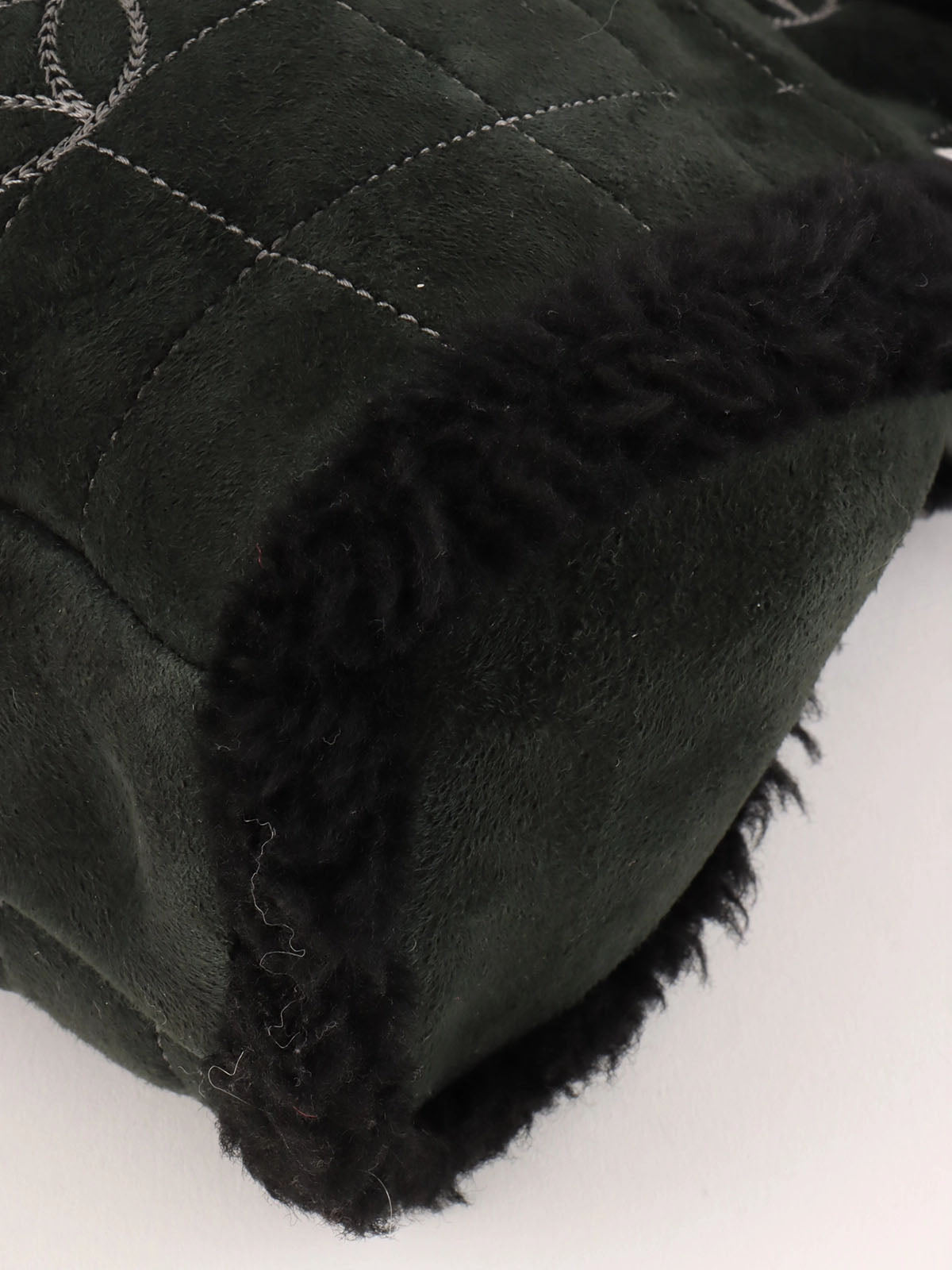 2005 Mouton CC Mark Stitch Chain Bag in Black