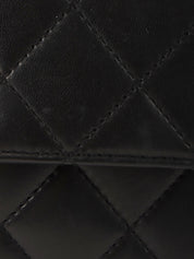 1998 Matelasse CC Turnlock Handbag in Black