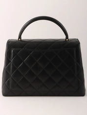 1998年頃製 マトラッセCCターンロックハンドバッグ ブラック