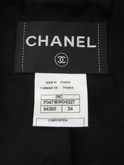 2009 Wool Dot CC Mark Button Jacket Black