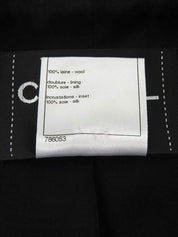 2009 Wool Dot CC Mark Button Jacket Black