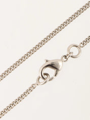 2008年製　ラインストーンCCロゴネックレス　シルバー