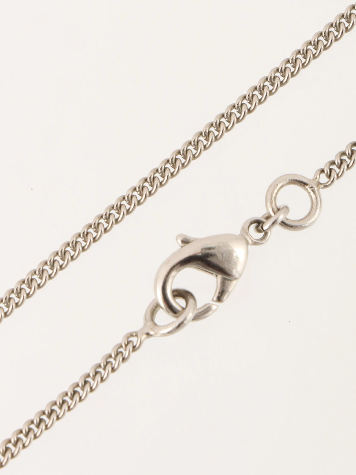 2008 Rhinestone CC Logo Necklace in Silver