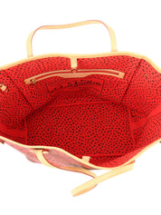 2012年製　草間彌生コラボレーションネヴァーフルMM　ブラウン／レッド