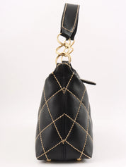 2003 Wild Stitch CC Mark Plate Handbag Black