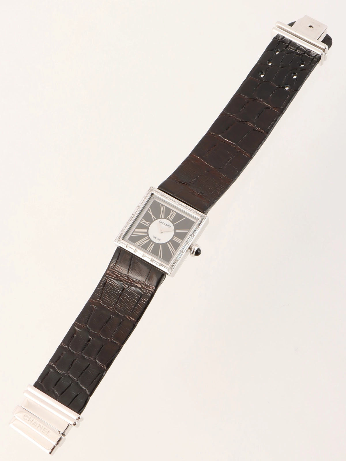 マドモアゼルウォッチ シルバー/ブラック