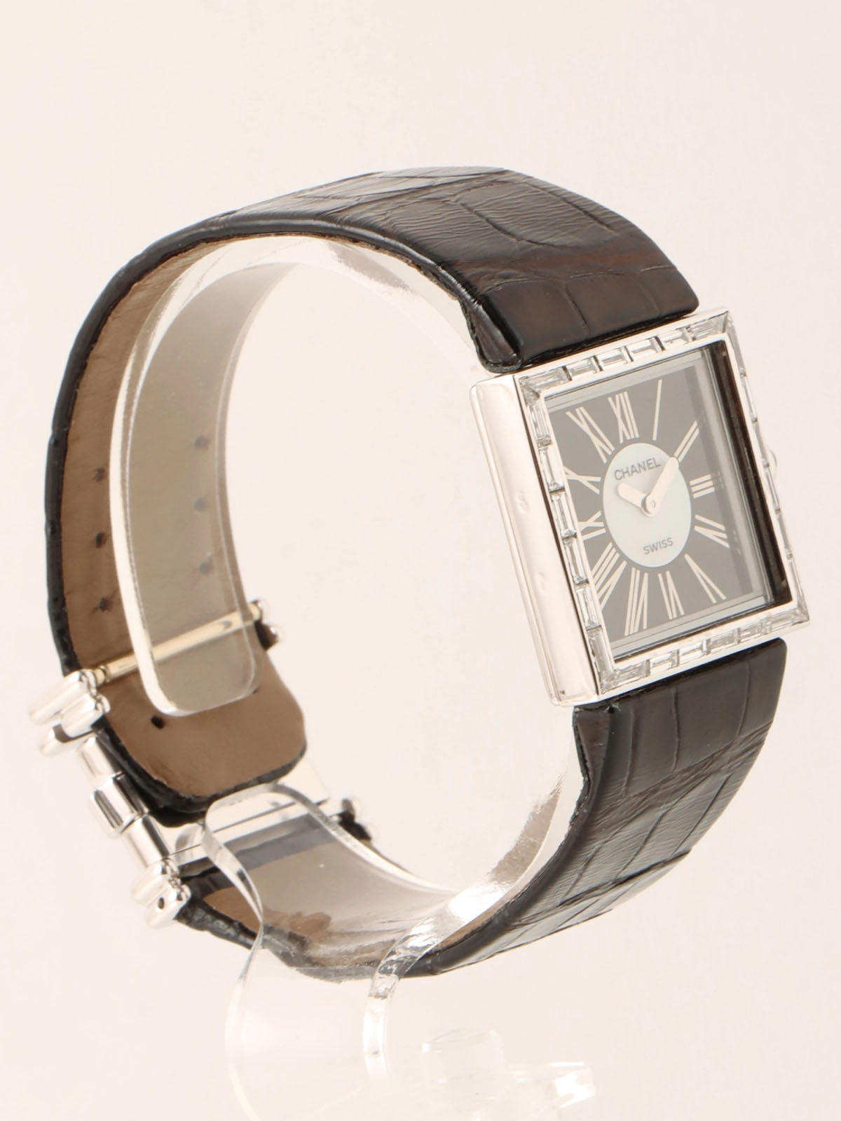 マドモアゼルウォッチ シルバー/ブラック