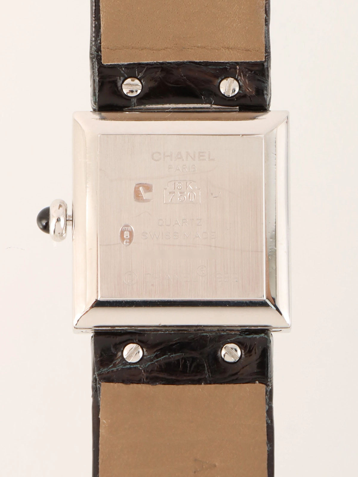 マドモアゼルウォッチ シルバー/ブラック