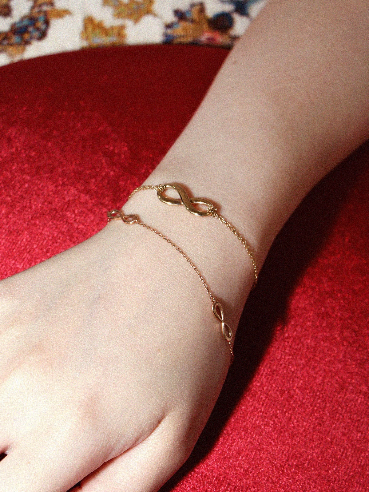 18Kインフィニティブレスレット ゴールド