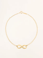 18Kインフィニティブレスレット ゴールド