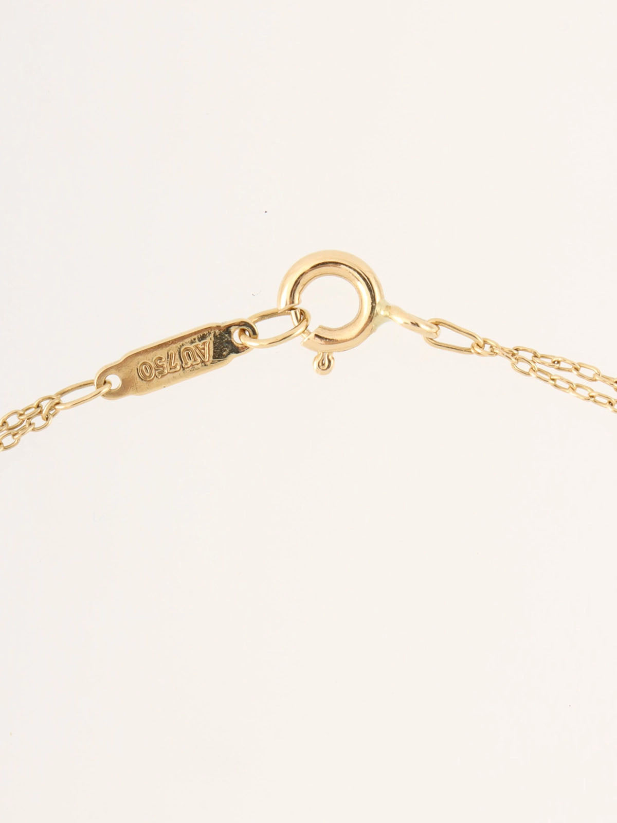 18Kインフィニティブレスレット ゴールド