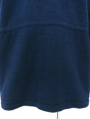 Navy fleece zip-up jacket