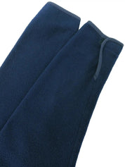 Navy fleece zip-up jacket