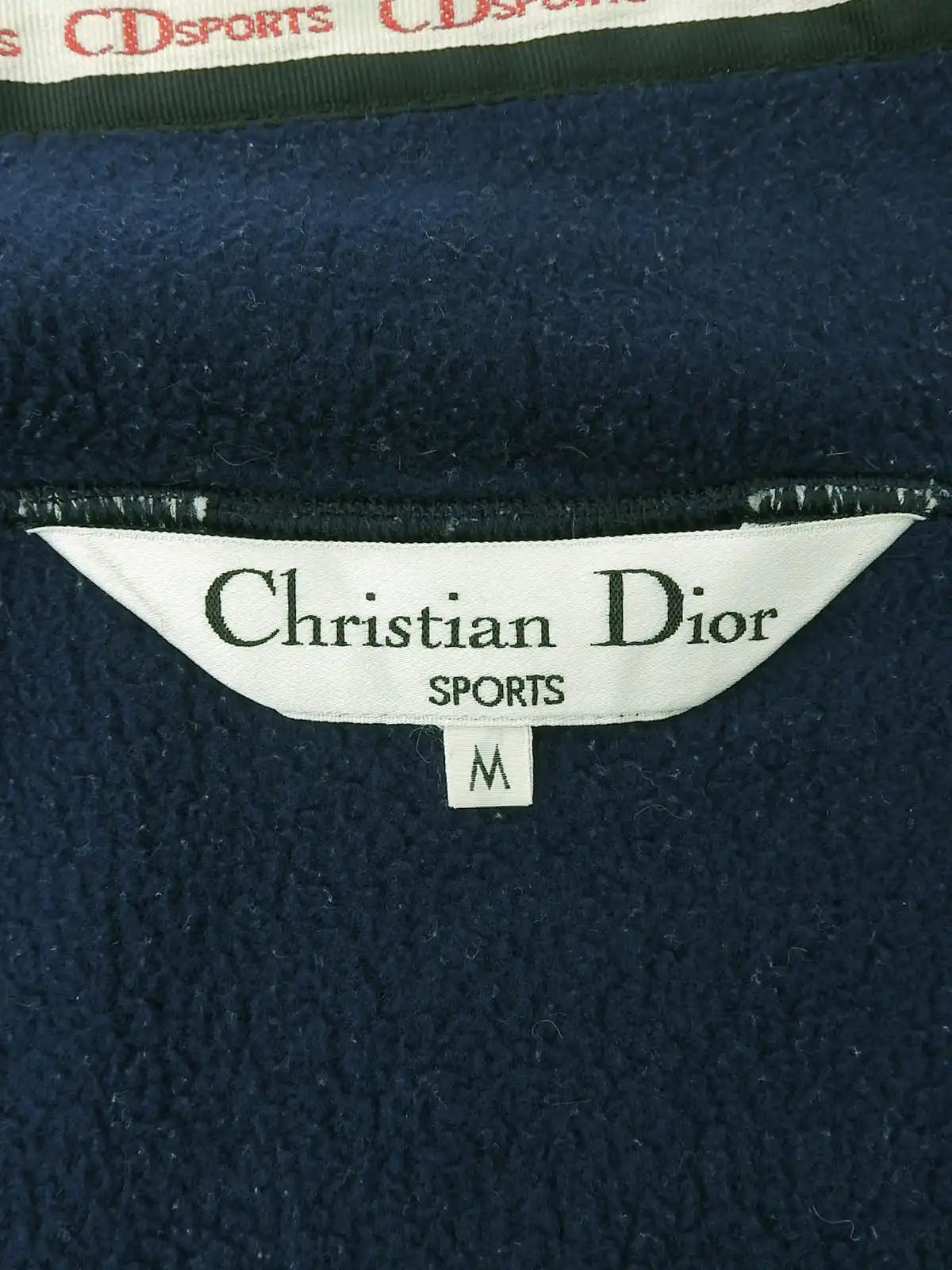 フリースジップアップジャケット　ネイビー