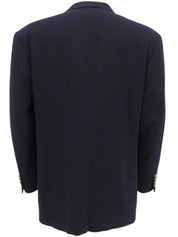 Logo Emblem Jacket Navy