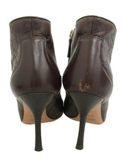 GGパターンロゴプレートブーツ ブラウン