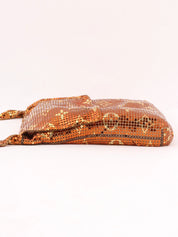 Monogram Mesh Frances Gold