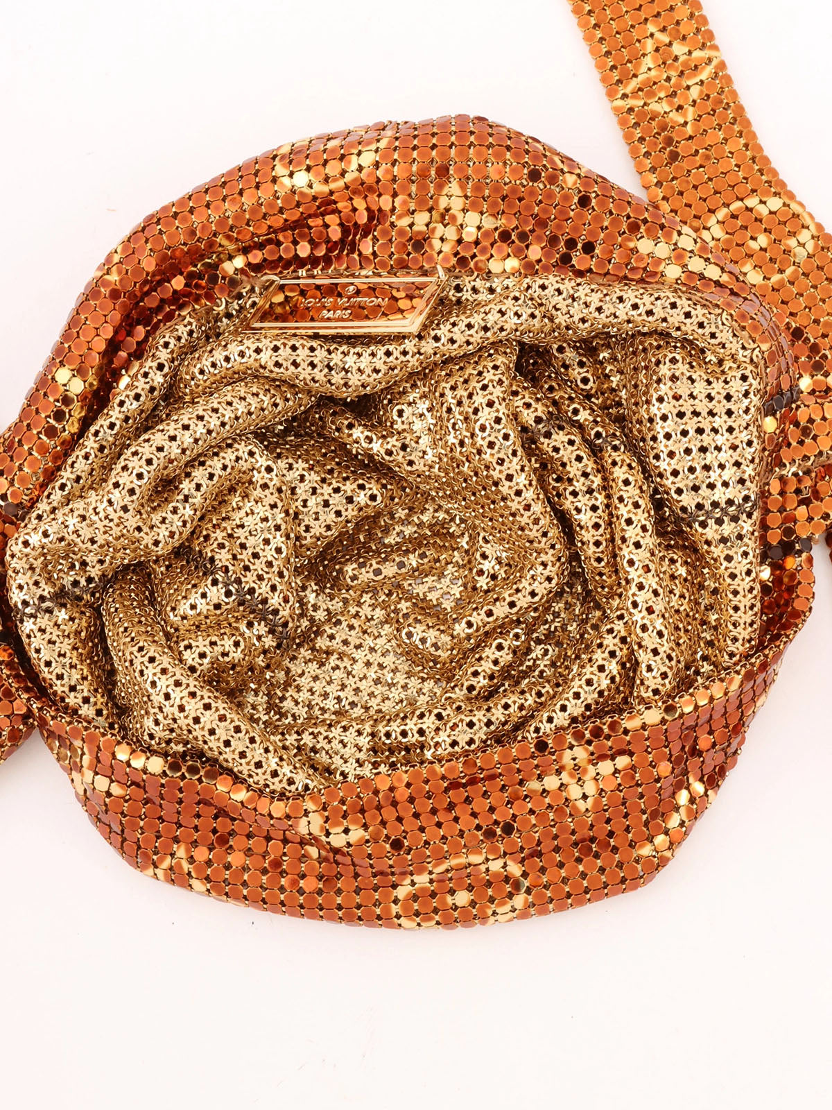 Monogram Mesh Frances Gold