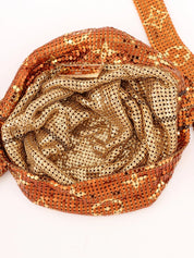 Monogram Mesh Frances Gold