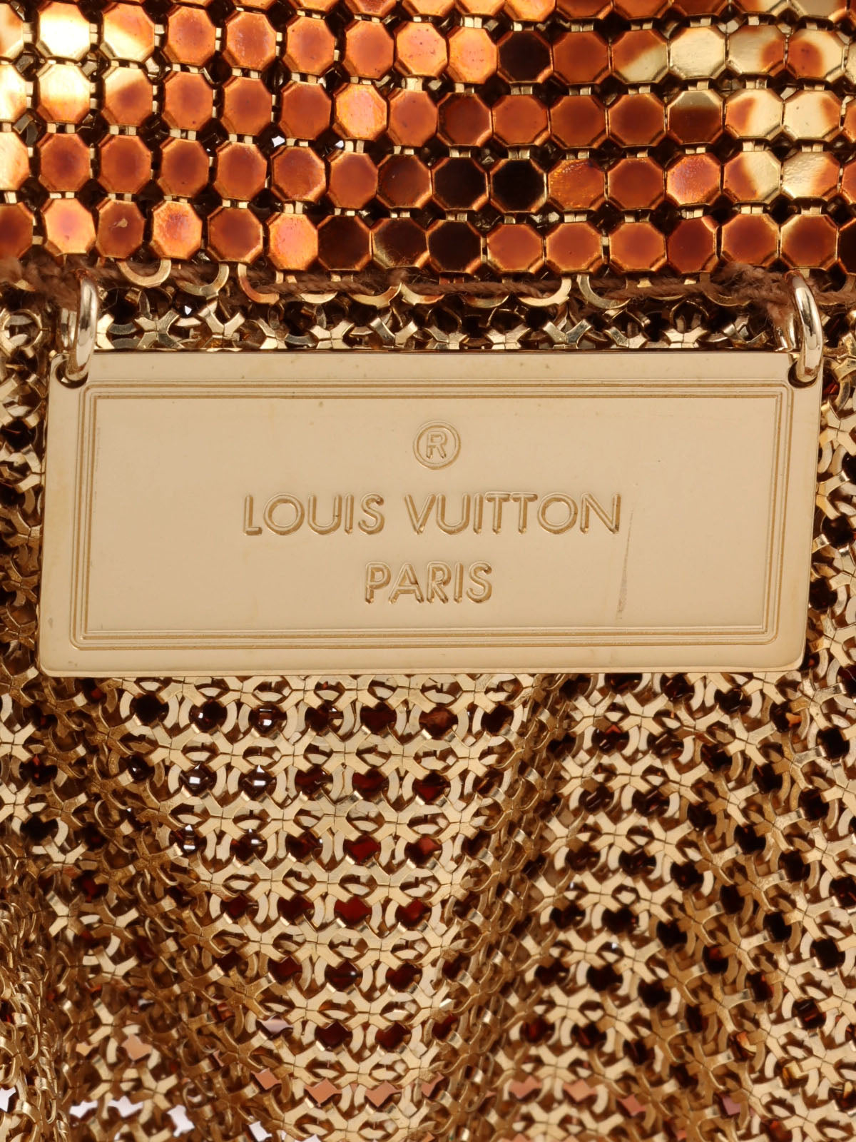 Monogram Mesh Frances Gold