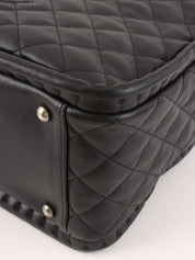 2011 CC Mark Stitch Chain Tote Bag, Black