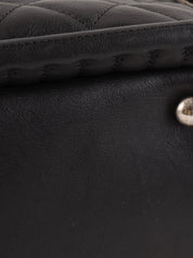 2011 CC Mark Stitch Chain Tote Bag, Black