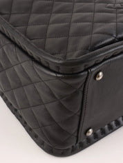 2011 CC Mark Stitch Chain Tote Bag, Black