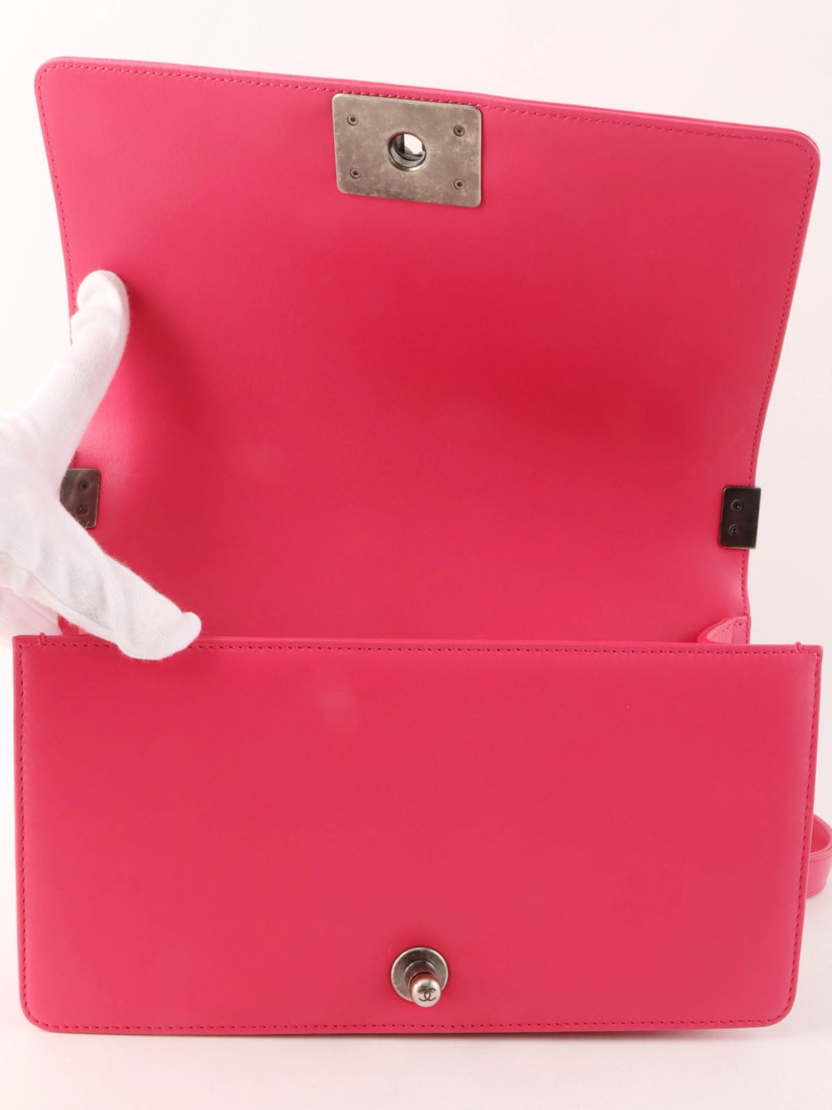 2014年頃製 ボーイシャネルチェーンショルダーバッグ ピンク