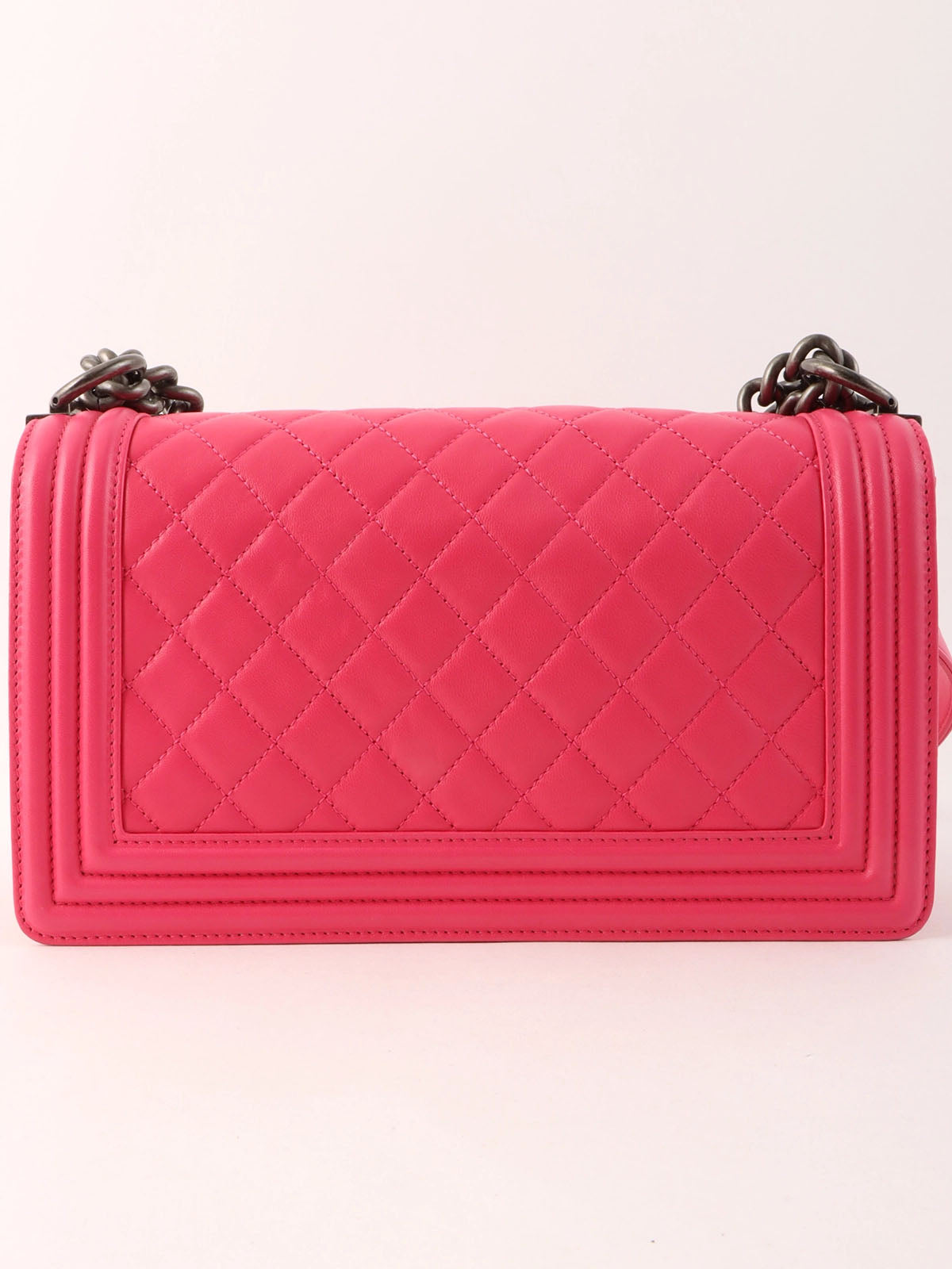 2014年頃製 ボーイシャネルチェーンショルダーバッグ ピンク