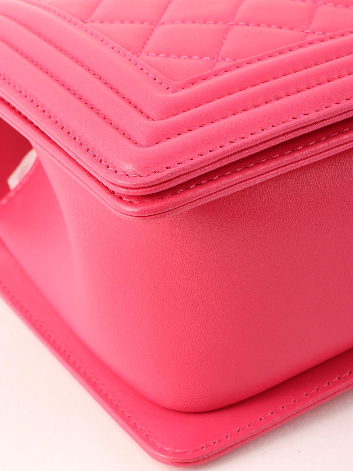 2014年頃製 ボーイシャネルチェーンショルダーバッグ ピンク