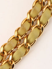 1997年頃製 CCターンロックチェーンハンドバッグ イエローグリーン