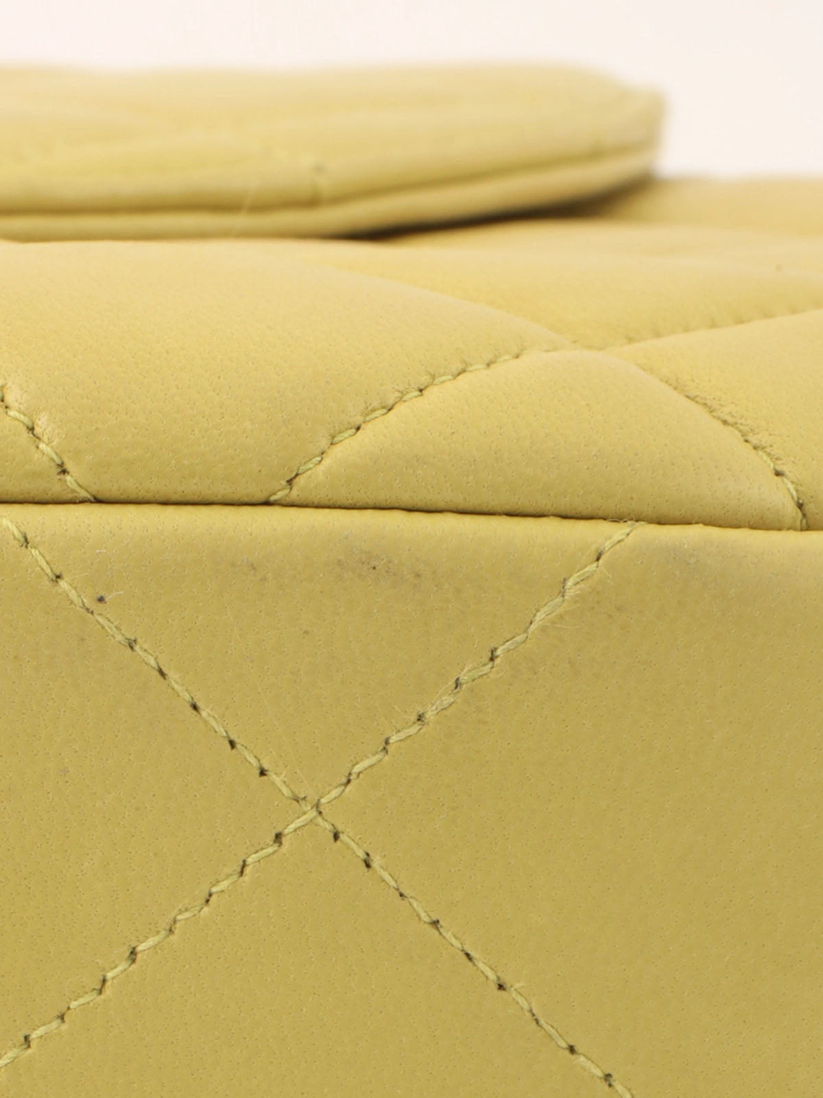 1997年頃製 CCターンロックチェーンハンドバッグ イエローグリーン