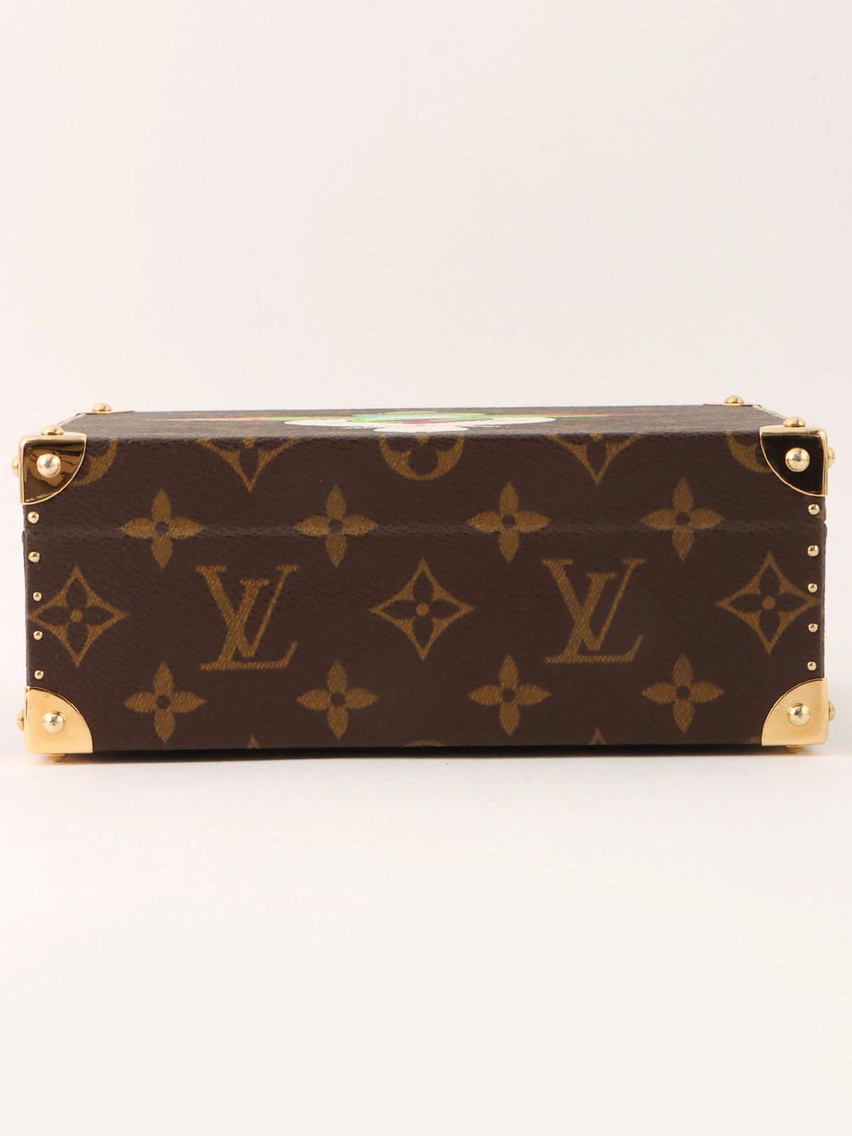 村上隆コラボレーションモノグラムフラワーハットマンジュエリーボックス ブラウン/マルチ